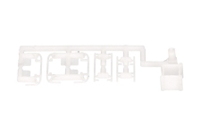 Herpa 055444 - H0 - Zubehörsatz Lowbar und Sidebar LKW - weiß